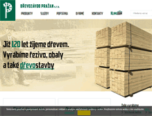 Tablet Screenshot of drevozavod-prazan.cz